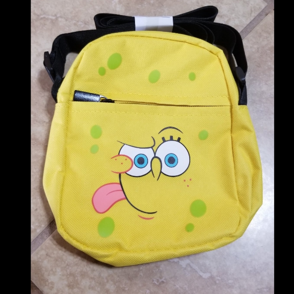 Spongebob Squarepants Mini Canvas Crossbody Bag (A) - Gem